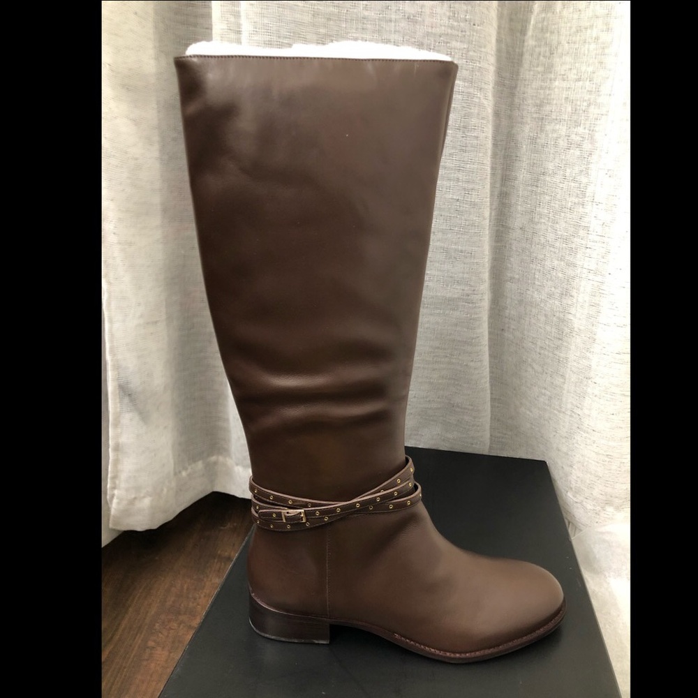 Talbots Walnut Tish grommet boots 9.5